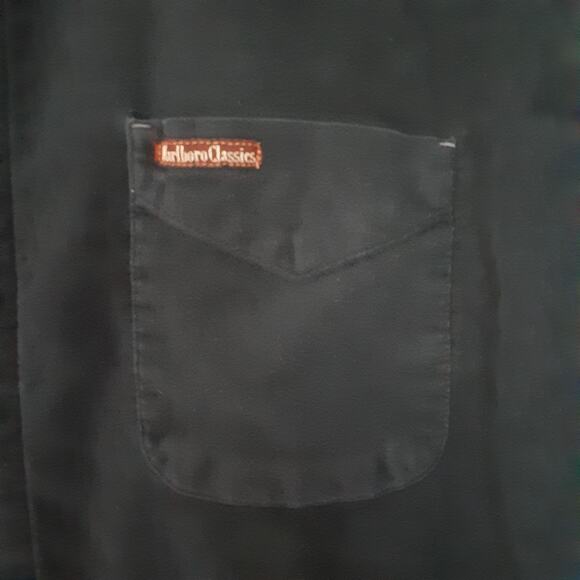 Marlboro Classics Mens Shirt XL Blue Cotton Long Sleeve Button Up - Picture 2 of 8